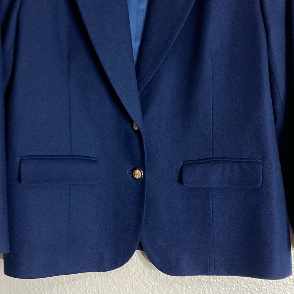 Pendleton Wool Two Button Front Closure Blazer In… - image 4